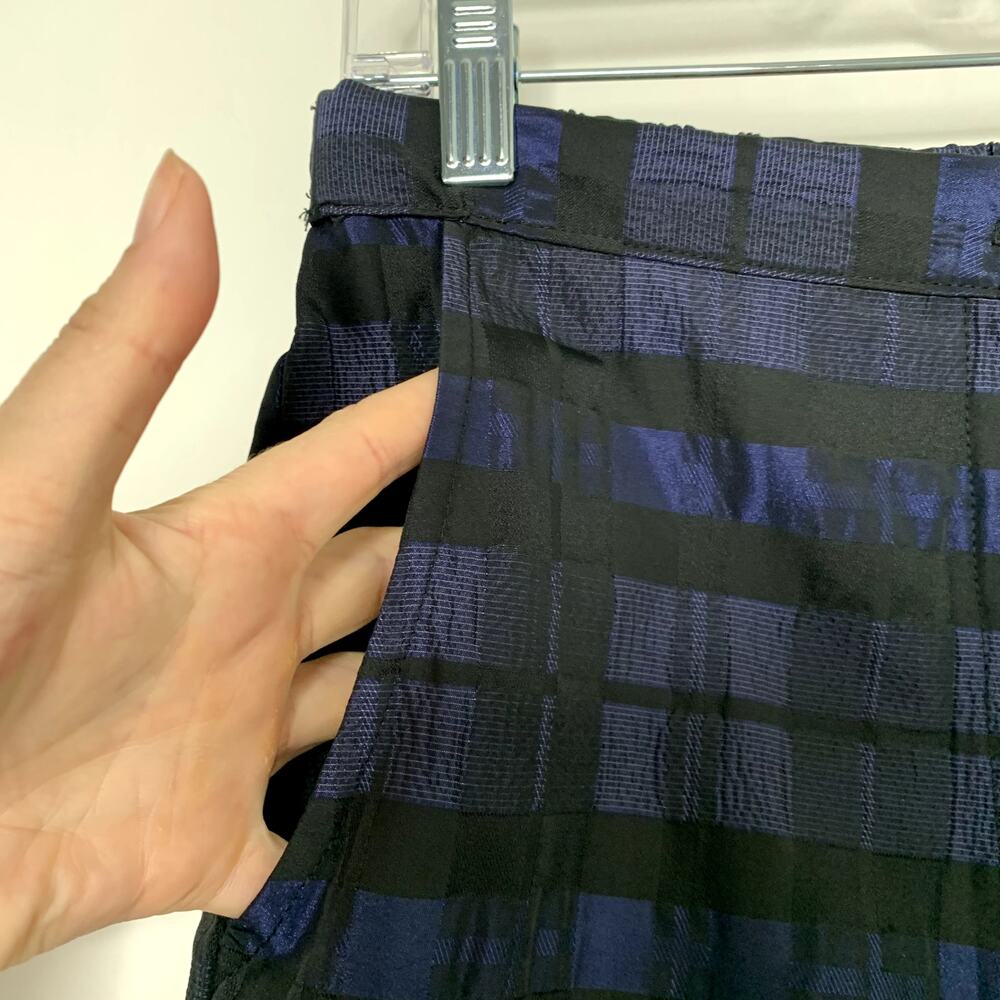 Ciao Lucia Pietro Woven Taffeta Pant Sapphire Womens Blue Size Small Made in La - Picture 7 of 13